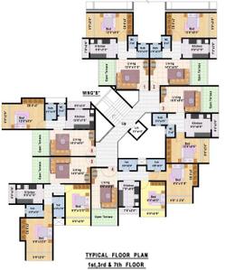 Project Image of 635.0 - 860.0 Sq.ft 1 BHK Apartment for buy in Happy Home Sarvodaya Bali