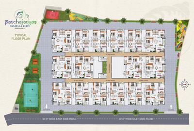 Project Image of 1250.0 - 1700.0 Sq.ft 2 BHK Apartment for buy in Panchajanya Syamala Elite