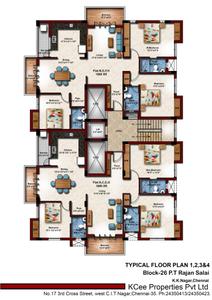 Project Image of 0.0 - 1880.0 Sq.ft 3 BHK Apartment for buy in KCee Bhavyam Phase 2