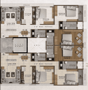 Project Image of 630.44 - 1219.01 Sq.ft 2 BHK Apartment for buy in Pranav Samrat CHSL 
