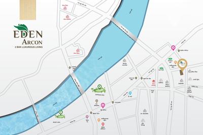 Project Image of 624.09 - 670.0 Sq.ft 2 BHK Apartment for buy in Om Eden Arcon