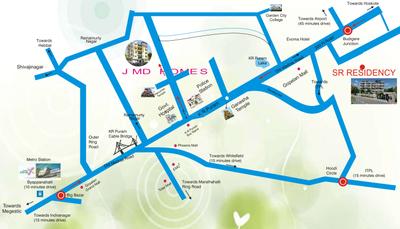 Project Image of 1020.0 - 1360.0 Sq.ft 2 BHK Apartment for buy in JMD SR Residency