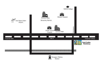 santi Sudha Residency Location Plan 1