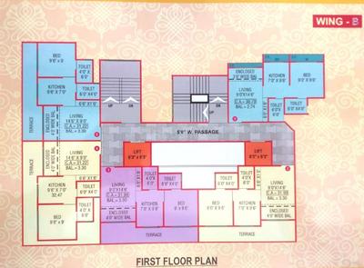 Project Image of 327.0 - 350.0 Sq.ft 1 BHK Apartment for buy in M P Laxmi Heights