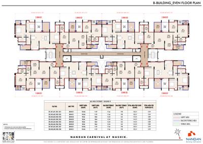 Project Image of 1061.0 - 2248.0 Sq.ft 2 BHK Apartment for buy in Nandan Carnival