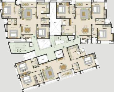 Project Image of 1665.0 - 2017.0 Sq.ft 2 BHK Apartment for buy in Lavik Shanthi