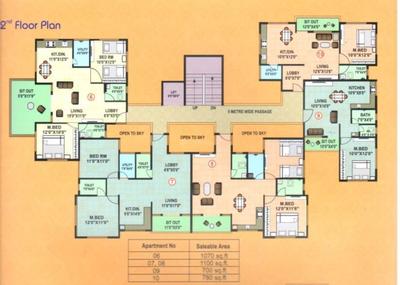 Project Image of 670.0 - 2390.0 Sq.ft 1 BHK Apartment for buy in Vridavan Bliss