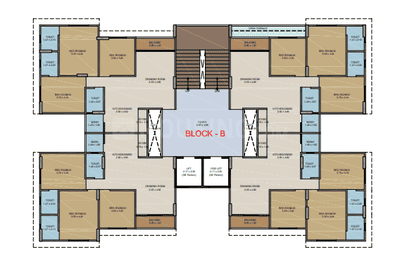Project Image of 880.06 - 893.19 Sq.ft 3 BHK Apartment for buy in Deval Gurukrupa Lakeview