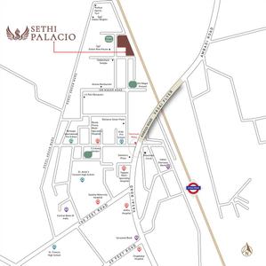 Project Image of 313.66 - 413.76 Sq.ft 1 BHK Apartment for buy in Sethi Palacio B And C Wing