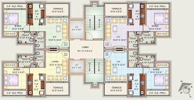 Project Image of 410.0 - 411.0 Sq.ft 1 BHK Apartment for buy in Charms Heights Phase II A1 A2