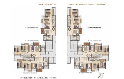 Project Image of 530.98 - 757.99 Sq.ft 2 BHK Apartment for buy in Lodha Upper Thane Casa Eden