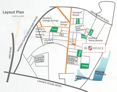 Project Image of 0.0 - 2300.0 Sq.ft 3 BHK Apartment for buy in Anuhar Bloom Dale