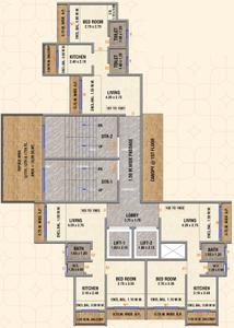Project Image of 580 Sq.ft 1 BHK Apartment / Flat for sale in Kalyan East for Rs. 2999999