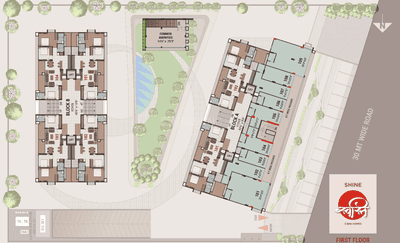Project Image of 1665 Sq.ft 3 BHK Apartment / Flat for sale in Tragad for Rs. 8600000