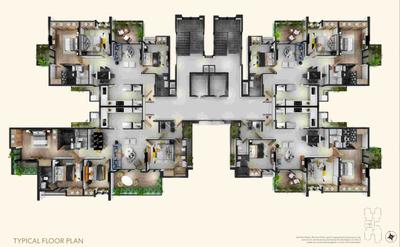Project Image of 1656.0 - 2506.0 Sq.ft 3 BHK Apartment for buy in Shubhashish Prakash Phase II
