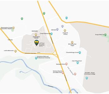Project Image of 735.5 - 1158.3 Sq.ft 2 BHK Apartment for buy in Kolte Patil Little Earth Kiwale Building C12