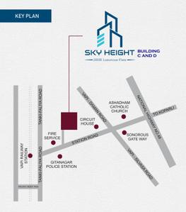 Project Image of 362.96 - 634.42 Sq.ft 2 BHK Apartment for buy in Earth Sky Height Building C & D