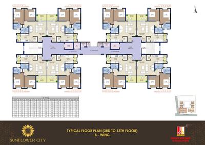Project Image of 1140.0 - 2347.0 Sq.ft 2 BHK Apartment for buy in Sunflower City