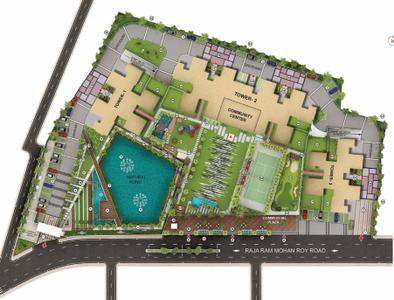 Project Image of 680.0 - 2020.0 Sq.ft 2 BHK Apartment for buy in Merlin The One