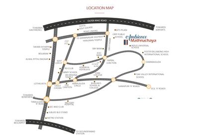 Ambience Mathru Chaya II Location Plan 1