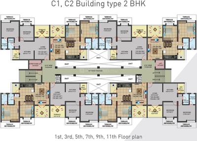 Project Image of 351.0 - 495.0 Sq.ft 1 BHK Apartment for buy in Namrata Ecocity 2