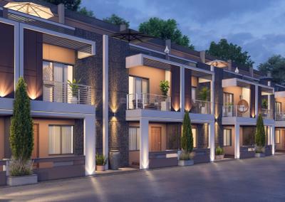 Project Image of 1235.59 - 1415.67 Sq.ft 4 BHK Villa for buy in Shivam Bunglows