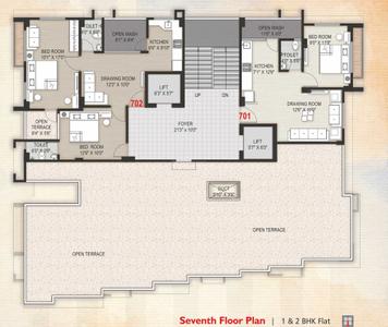 Project Image of 241.11 - 562.63 Sq.ft 1 RK Apartment for buy in Om Residency