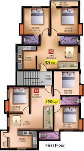 Project Image of 506.0 - 1090.0 Sq.ft 1 BHK Apartment for buy in VGK Blue Bell