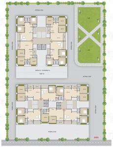 Project Image of 675.22 - 860.25 Sq.ft 2 BHK Apartment for buy in Sahjanand Shree Nand Heights