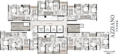 Project Image of 619.0 - 1043.0 Sq.ft 2 BHK Apartment for buy in Rustomjee Azziano Wing J