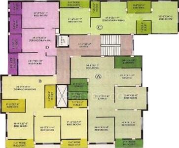Project Image of 834.0 - 1348.0 Sq.ft 2 BHK Apartment for buy in Realtech Nirman Jasmine Heights