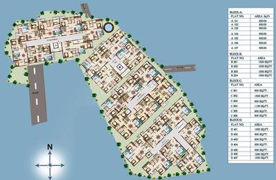 Project Image of 800.0 - 1000.0 Sq.ft 2 BHK Apartment for buy in Shri Janani Jananis Blossom