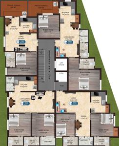 Project Image of 840.0 - 980.0 Sq.ft 2 BHK Apartment for buy in The Nest Fame