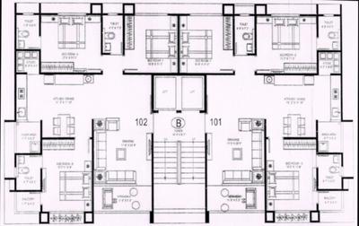 Project Image of 636.9 - 951.53 Sq.ft 2 BHK Apartment for buy in Radhe Vraj Skyline