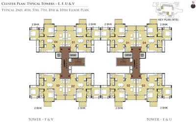 Project Image of 1260.0 - 1680.0 Sq.ft 2 BHK Apartment for buy in Ozone Urbana Avenue