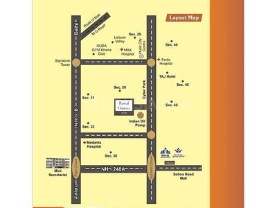 Project Image of 1000 Sq.ft 3 BHK Apartment / Flat for sale in Sector 7 for Rs. 5500000