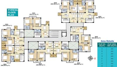 Project Image of 845.0 - 875.0 Sq.ft 2 BHK Apartment for buy in Magnolia Elanza