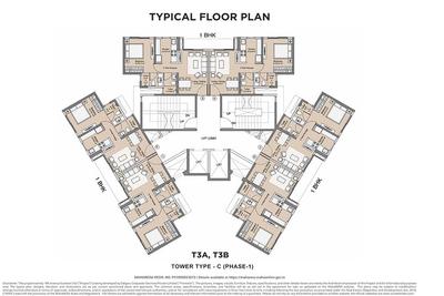 Project Image of 379.0 - 505.0 Sq.ft 1 BHK Apartment for buy in Sunteck Forest World