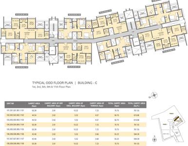 Project Image of 329.81 - 545.95 Sq.ft 1 BHK Apartment for buy in ARP Suburbia Estate