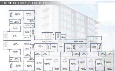 Project Image of 1139.0 - 1483.0 Sq.ft 2 BHK Apartment for buy in MFA Tower