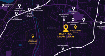 Project Image of 320.0 - 760.0 Sq.ft 1 BHK Apartment for buy in Srushtiraj Siddhi Square