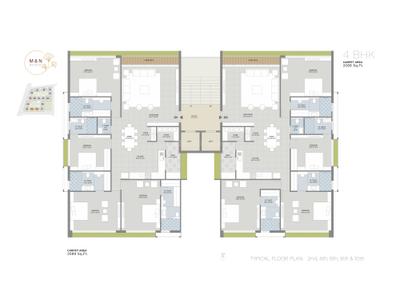 Project Image of 1911.0 - 6203.0 Sq.ft 3 BHK Apartment for buy in Avadh Ercole