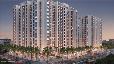 Project Image of 367.0 - 428.0 Sq.ft 1 BHK Apartment for buy in Charms Global City Type B1 Merlion