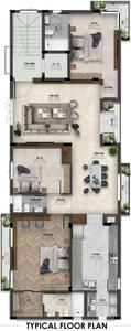 Project Image of 0.0 - 1856.0 Sq.ft 3 BHK Apartment for buy in Avkash Tanvi