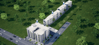 Project Image of 1108.0 - 1551.0 Sq.ft 2 BHK Apartment for buy in Aryan Enclave Block B And C