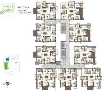 Project Image of 1765.0 - 2159.99 Sq.ft 3 BHK Apartment for buy in Lansum Eden Gardens
