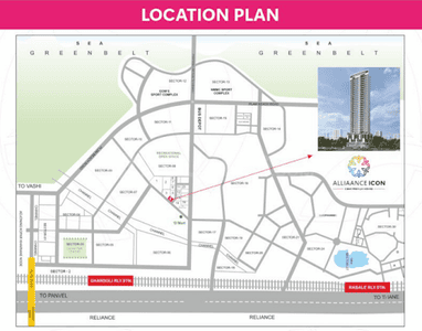 Project Image of 0.0 - 770.0 Sq.ft 2 BHK Apartment for buy in Satyam Alliaance Icon