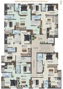 Project Image of 786.0 - 881.0 Sq.ft 2 BHK Apartment for buy in Mitha Haritham