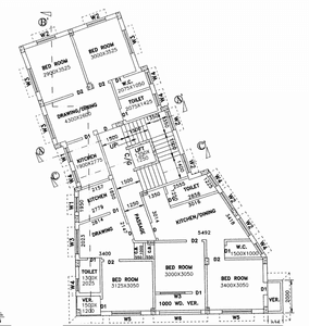 Padma Abhijit Residency Cluster Plan for 3rd Floor 1