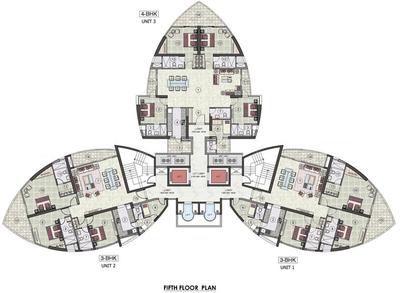 Project Image of 1134.0 - 2906.0 Sq.ft 2 BHK Apartment for buy in Jaypee Tiara Tower